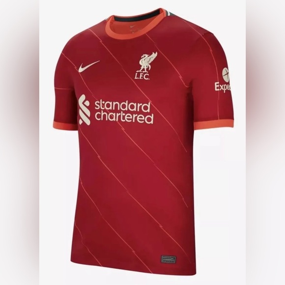 Nike Authentic Liverpool FC 2021 Soccer DB2560-688 Jersey Men’s Sz: Medium - Picture 3 of 9